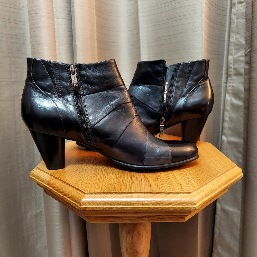 Regarde Le Ciel Patchwork Leather Boots Size 42 - Picture 5 of 14